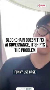 Blockchain doesn't fix AI governance, it shifts the problem