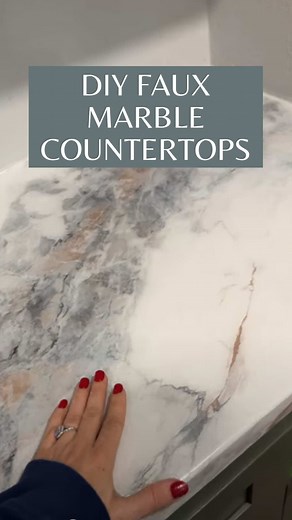 DIY Marble Contact Paper Countertops Guide