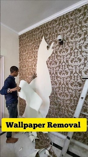 How to Remove Wallpaper from Walls | Is it easy to Remove wallpaper | How to Remove Wallpaper