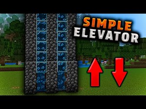 How to make a Simple Elevator in Minecraft Bedrock (MCPE)