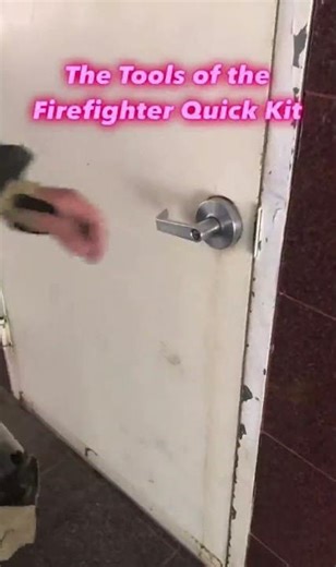 🚨1st Tool: The Firefighter Swipe Tool which is for inward opening doors