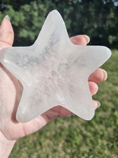 Selenite Star Bowl/sphere Holder - Etsy