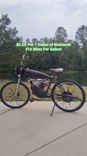 196cc Diesel Motorized Bicycle Build