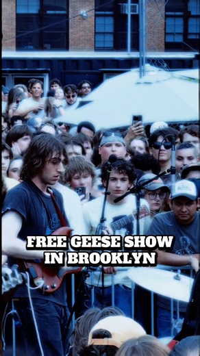 Stereogum on Instagram: "Out now, Geese’s ‘Getting Killed’ is an apocalyptic album for apocalyptic times, one that affirms its creators as prospective messiahs for Gen Z rock ‘n’ roll. The 2021 Stereogum Band To Watch played a free outdoor hometown show at Banker’s Anchor this afternoon and you can catch them on ‘Jimmy Kimmel Live!’ on Wednesday. (Kimmel has a children’s book titled ‘The Serious Goose,’ but that’s about a different band.) [: @scottgum] #Geese"