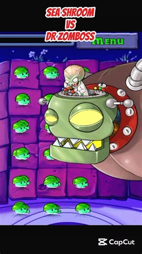 *SEA SHROOM VS DR ZOMBOSS*#shorts #short #pvz #youtubeshorts #shortvideo #pvzfusion #gaming #games