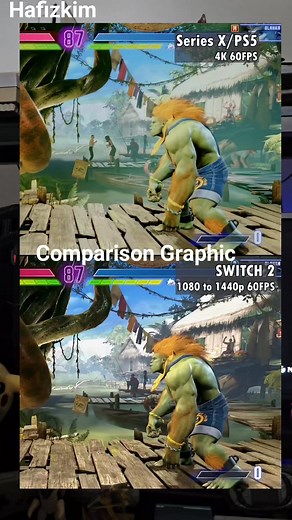 Ternyata hampir tipis perbedaan gambar grafiknya... 😎😱😱😱 Miaw :3 #fyp #nintendoswitch2 #nintendoswitch #switch2 #switch #NS2 #streetfighter #PS5 #digitalcreator #communitybuilding #onlinecommunity #groupactivity | Hafizkim