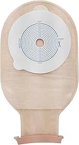 Colostomy Bags 10 PCS, One-Piece Pouching Ostomy Bags, Ostomy Supplies for Ileostomy, Colostomy, Urostomy Stoma Care with Odor Barrier, Drainable Ostomy Pouch with Cut to Fit Closure