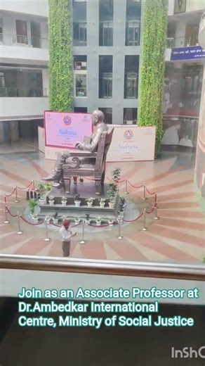 Joined as Associate Professor at Dr. Ambedkar International Centre 🇮🇳 | New Journey Begins”