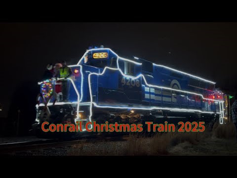 🎄Conrail Christmas Train 2025🎄 ft. NJT 4208