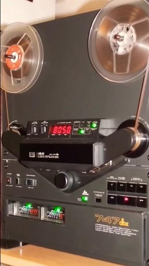 vintage Akai GX-747 DBX reel-to-reel tape deck. #retrojet #flyingmag #classicplanes