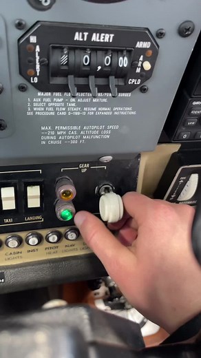 Centurion 210 Gear Retraction During Annual Inspection