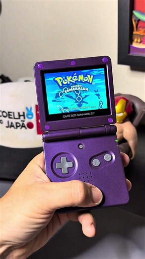 UPGRADE. Game Boy Advance SP com Pacote Full Speed. #gba #gbasp #nintendo #gameboyadvancesp