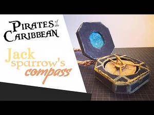 DIY cardboard Jack sparrow Compass build timelapse