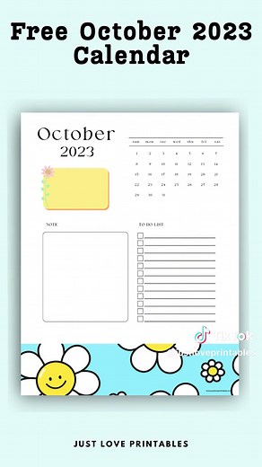 Free October 2023 Calendar #calendar #october #october2023 #2023calendar #planner #printables #freeprintable #justloveprintables #planneraddict #plannercommunity #fyp #foryou #fypシ #foryoupage #trending #plannertok #calendario #2023