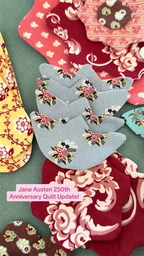 🧵 Quilt Progress Update!🧵 Emma is officially in the making phase of her very first quilt—sewing her fabric and interfacing together as part of the Jane Austen 250th Anniversary quilt by Lori Holt. This step is where everything really starts to come together: pairing chosen fabrics with Lori Holt’s 14” Precut Sew-In Interfacing using the Sew Simple Shapes. It’s slow, satisfying stitching and the foundation for every piece in this sew-at-your-own-pace project. This program started in August and 