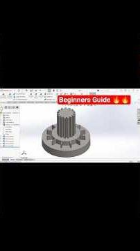SolidWorks Beginner Trick | SolidWorks for Beginners in 60 Seconds #beginnerguide #shorts #youtube