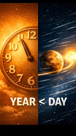 A Year Shorter Than a Day?! 😳 #earth #space #ytshorts #viral