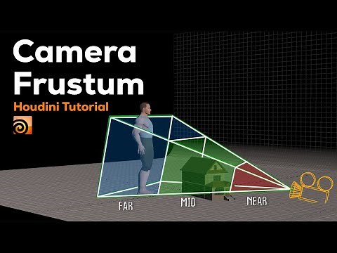 How to make Camera Frustum Inside Houdini | Camera Culling | Houdini Tutorial