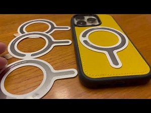 Magnet Ring Sticker for Magsafe, 3M Adhesive Thin Magnetic Adapter