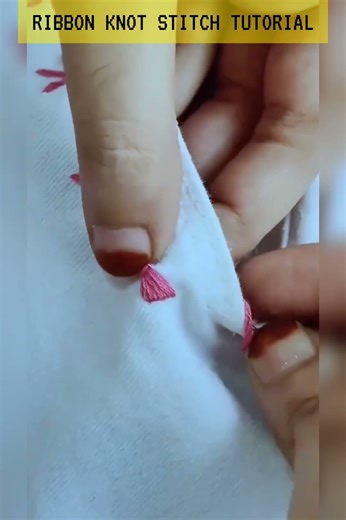 The Secret to Aesthetic Small Ribbon Embroidery Stitches! Hassle-Free Hand Embroidery Details!