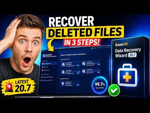How To Use EaseUS Data Recovery Wizard 20.7 Free (Latest Version)