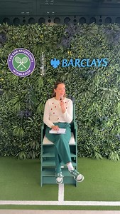 @laurarobson5: the ultimate Wimbledon fangirl 💚💜💚💜 #BarclaysxWimbledon #InsideScoop | Barclays UK