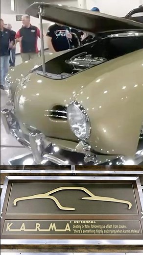 1955 Volkswagen Karmann Ghia,nicknamed “Karma” #VolkswagenKarmannGhia #ClassicVW #VintageVolkswagen