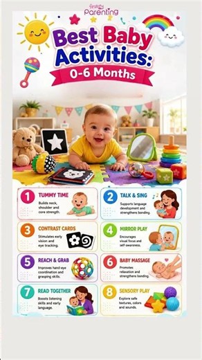 8 Best Baby Development Activities (0–6 Months) | Boost Brain Development Through Play