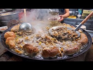 Beef Soup(Beef Kidne,Heart,Plate,Tripe,Tendon,Liver,Intestines) / 王家祖傳牛雜湯 - Taiwanese Street Food