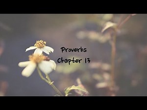 Proverbs 13 - NIV | AUDIO BIBLE & TEXT