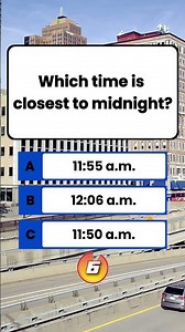 Only 1% Know 🤯 Which Time Is Closest to Midnight? 🕛 | Time Quiz #TimeQuiz #MathQuiz #BrainTeaser