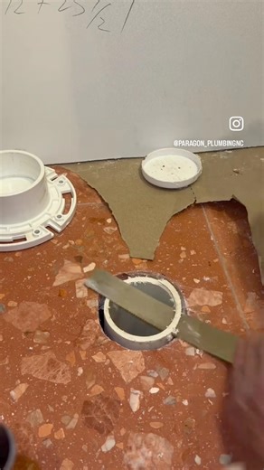Prep And Set Toilet Flange #plumbing #bathroom #remodel #installation #tutorial #howto #diy