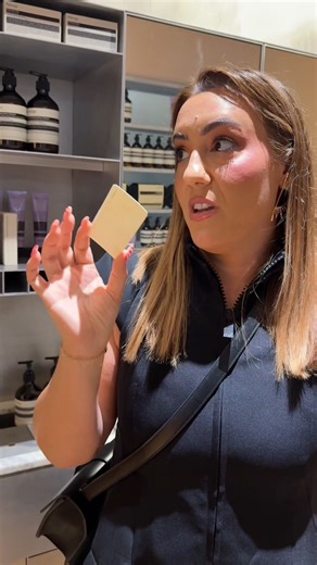 Visiting the @aesop store was such a treat! Did you all know no two stores are the same? Such a fun little fact—this one was designed to mimic an at-home experience, complete with medicine cabinets and everything! It felt like bringing an elevated spa right into your house. We got to swatch some Aesop products I’ve never tried before, some I already know and love, and even one unreleased one! I’m excited to dive deeper into their skincare because I’m already obsessed with their bodycare. Have yo