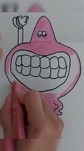 "Patrick Drawing & Fun Craft 🎨 | Kids Art Shorts"