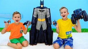 #ad #SpinMasterBatman I was sponsored by Spin Master | Vlad and Niki