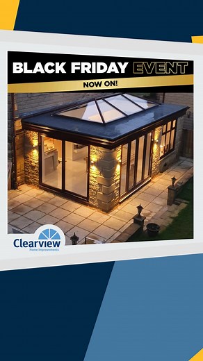 Create extra living space with a bespoke home extension from Clearview Home Improvements. Don't miss out on our Black Friday Event and get your FREE quote today! | Clearview Home Improvements | Facebook