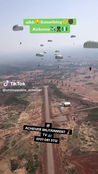 Nigeria Military Airborne Training and Tactics