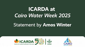 ICARDA partners with Massachusetts Institute of Technology (MIT) to deliver science-based solutions that respond to real-life challenges and are driven by farmers’ needs, building their resilience to climate and water stresses. 🎙️ Hear from Prof. Amos Winter (MIT), who joined our “Green Transitions for Sustainable Agriculture in MENA,” at Cairo Water Week 2025. 🔗 Learn more about ICARDA’s participation here: https://icarda.org/media/news/icarda-showcases-innovation-cairo-water-week-2025 | Inte