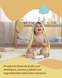 Conoce la nueva imagen de la línea de baño Huggies® Días de manzanilla, que suaviza y da brillo a la piel y cabello de tu bebé, durante y después del baño. Disponible aquí | Huggies Mexico