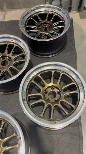 Black to Bronze Wheel Transformation | Powder Coating Before & After