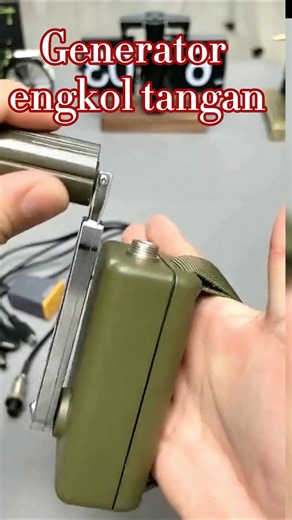 Generator Kecil Engkol Tangan untuk Energi Terbarukan