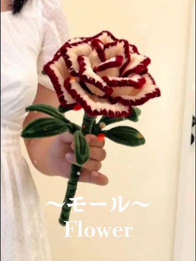 手作教學：創建中型復古花邊ローズ