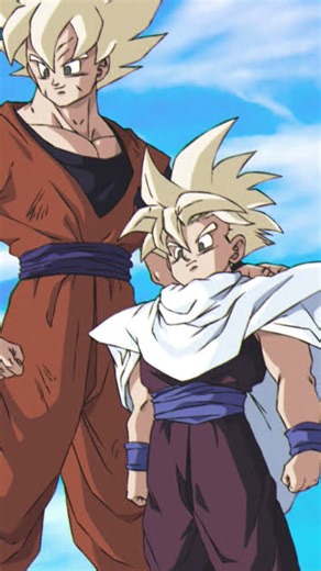 chi chi transformed the saiyan gohan to study gohan #animation