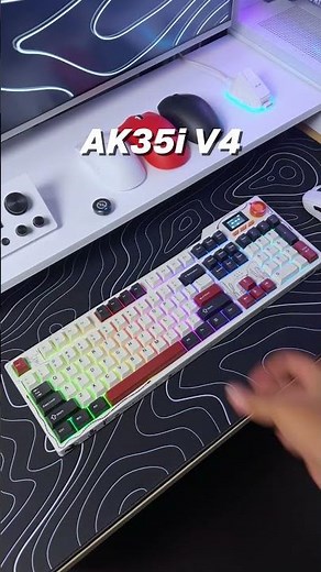 Ajazz AK35I V4 Wireless Mechanical Gaming Keyboard #ajazz #gaminggear #mechanicalkeyboard