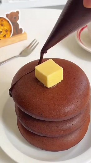 Chocolate Fluffy Pancakes Recipe for Delicious Breakfast