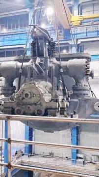 TDBFP drive Turbine shifting #powerplant #factory #engineering #heavyequipment