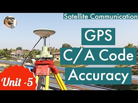 GPS C/A code accuracy in satellite communication