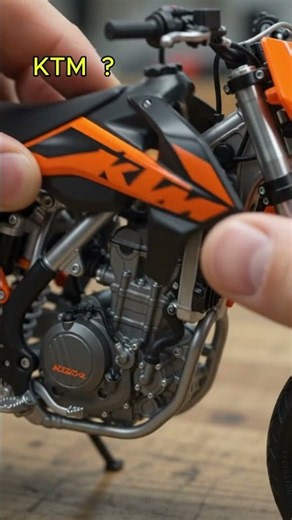 KTM 690 SMC R Mini Build 🔥 Hyper-Realistic ASMR #KTM #690SMCR #ASMR #Supermoto