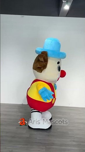 Adult Full Body Funny Clown Inflatable Suit for Entertainments