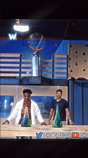 The elephant toothpaste expirement 💀,#ishowspeed #markrober #science #shortsfeed #explorepage #sus.